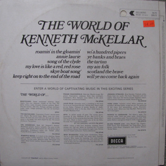 Kenneth McKellar : The World Of Kenneth McKellar (LP, Comp)