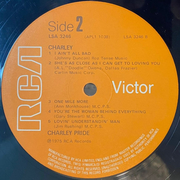 Charley Pride : Charley (LP, Album)