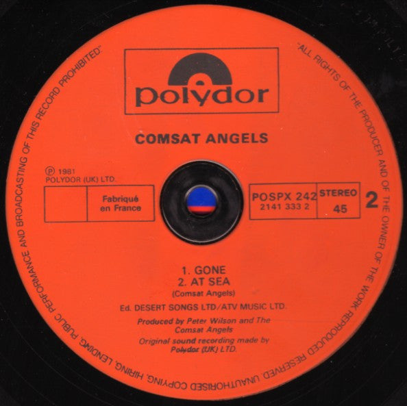 The Comsat Angels : Eye Of The Lens (12", Single)