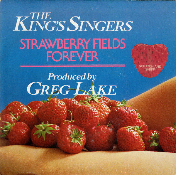 The King's Singers : Strawberry Fields Forever (7", Single, Red)