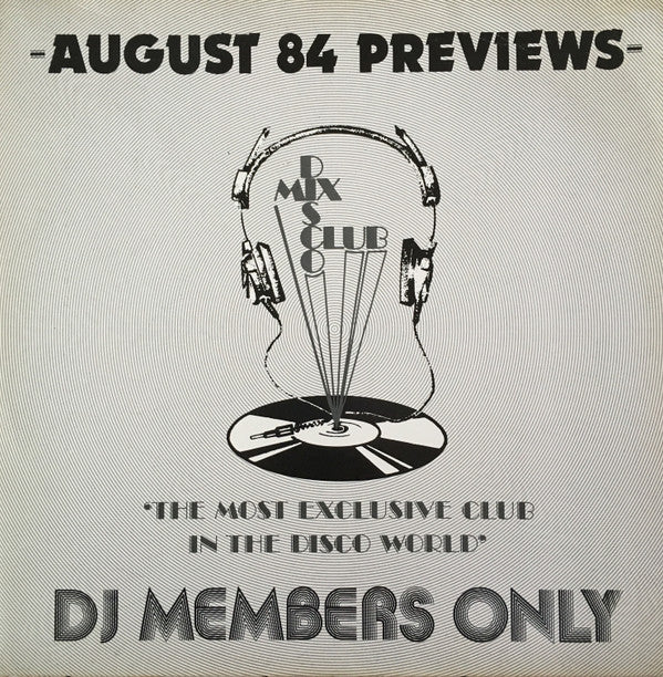 Various : August 84 Previews (LP, Comp)