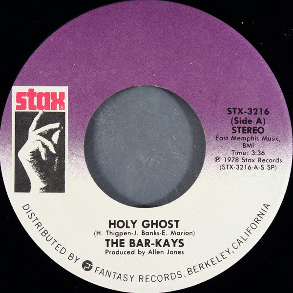 The Bar-Kays* : Holy Ghost (7", Single, SP )