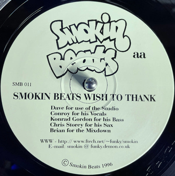 Smokin Beats Featuring Conroy : Times Are Changin (12")