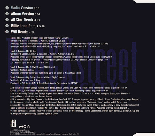Blackstreet Featuring Dr. Dre : No Diggity (CD, Single)