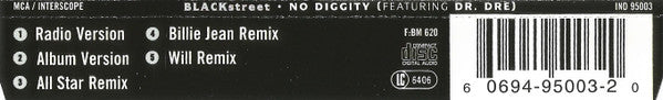 Blackstreet Featuring Dr. Dre : No Diggity (CD, Single)
