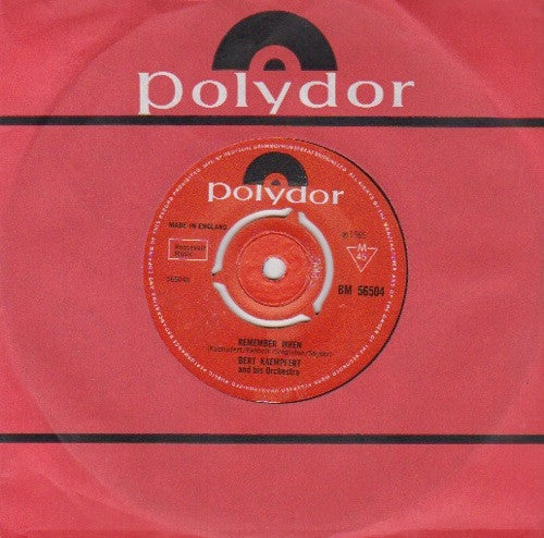 Bert Kaempfert & His Orchestra : Bye Bye Blues (7", Single, Mono, Pus)