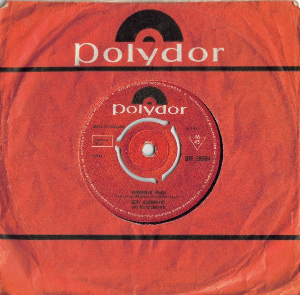 Bert Kaempfert & His Orchestra : Bye Bye Blues (7", Single, Mono, Pus)