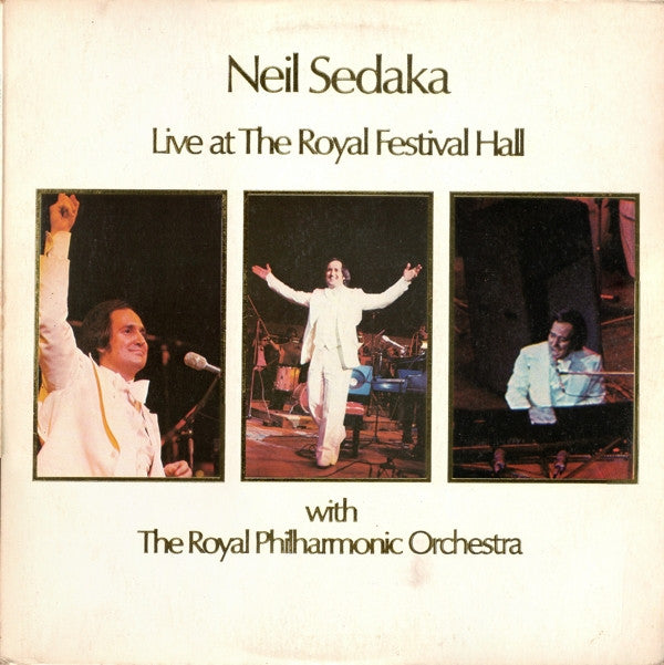 Neil Sedaka With Royal Philharmonic Orchestra : Live At The Royal Festival Hall (LP)