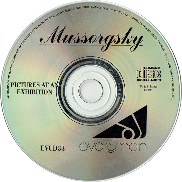 Modest Mussorgsky : Pictures At An Exhibition (CD)