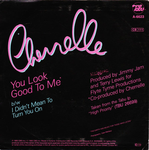 Cherrelle : You Look Good To Me (7", Single)