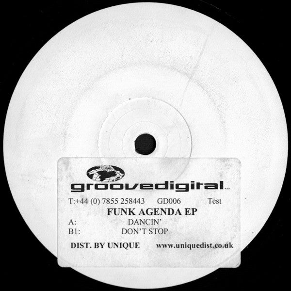 Funkagenda : Funk Agenda EP (12", EP, TP, W/Lbl, Sti)