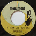 Lloyd Price : If I Had My Life To Live Over (7", Single)