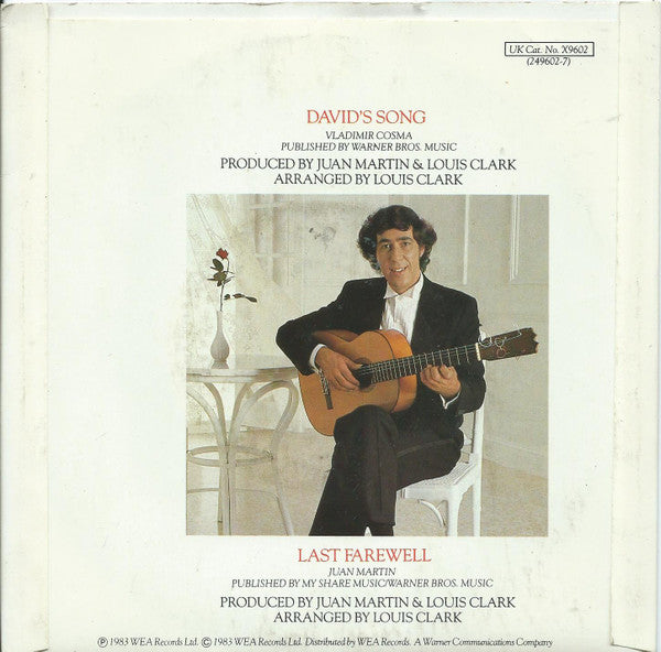 Juan Martin With Royal Philharmonic Orchestra : David's Song (7")