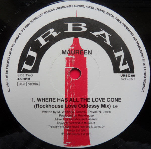 Maureen Walsh : Where Has All The Love Gone (12")