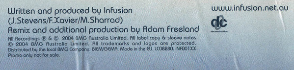 Infusion : Better World (12", Promo)