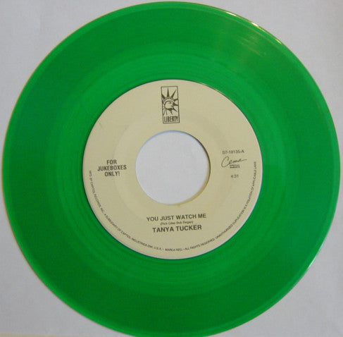 Tanya Tucker : You Just Watch Me (7", Jukebox, Gre)