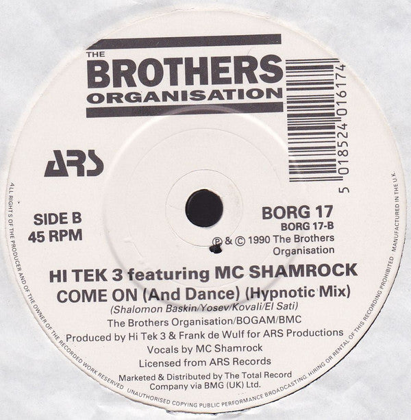 Hi Tek 3 : Come On And Dance (7", Single)