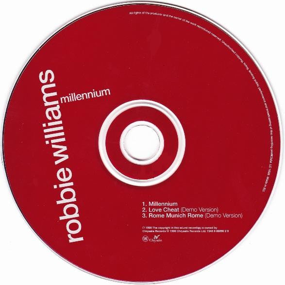 Robbie Williams : Millennium (CD, Single)