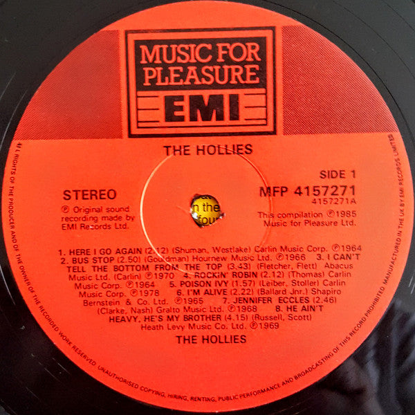 The Hollies : The Hollies (LP, Comp, Mono)