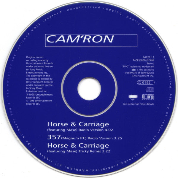 Cam'ron Featuring Mase : Horse & Carriage (CD, Single)