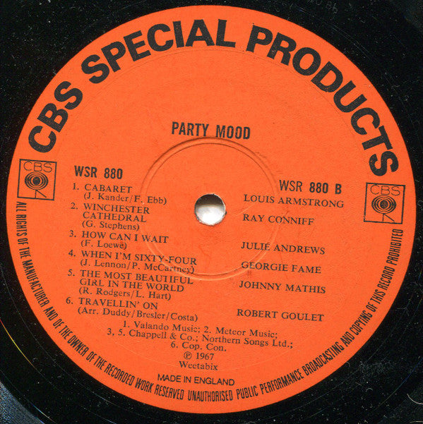 Various : Party Mood (LP, Comp)