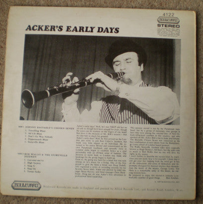 Acker Bilk With  Johnny Bastable's Chosen Seven / Bob Wallis And His Storyville Jazzmen : Acker's Early Days (LP)