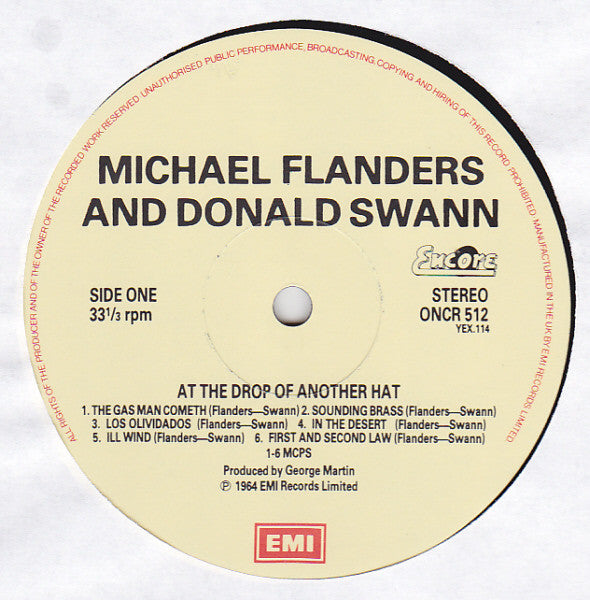 Flanders & Swann : At The Drop Of Another Hat (LP, RE)