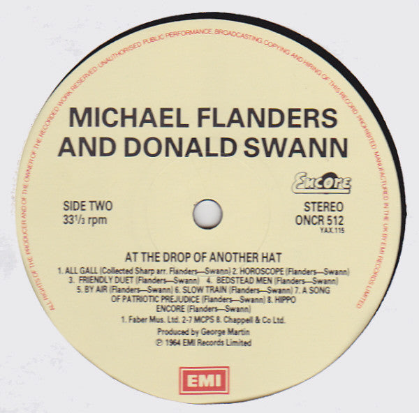 Flanders & Swann : At The Drop Of Another Hat (LP, RE)