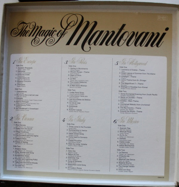Mantovani : The Magic Of Mantovani (6xLP, Comp + Box)
