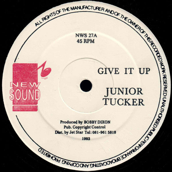 Junior Tucker / Frankie Paul : Give It Up / Whip Them (12", Single)