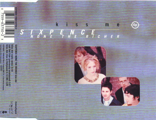 Sixpence None The Richer : Kiss Me (CD, Single)