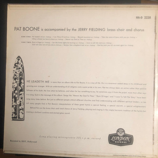 Pat Boone : He Leadeth Me (LP)