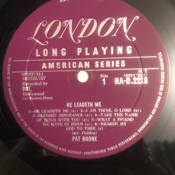 Pat Boone : He Leadeth Me (LP)