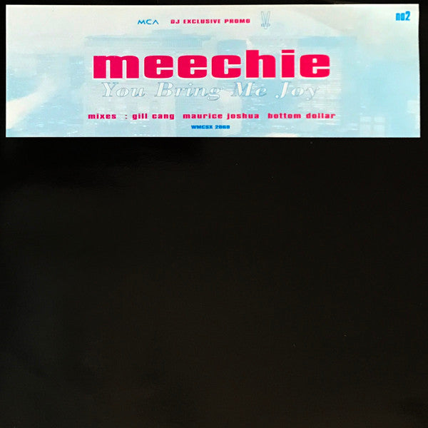 Meechie : You Bring Me Joy (no2) (12", Promo)