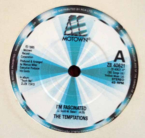 The Temptations : I'm Fascinated (7")