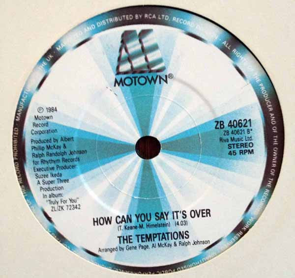 The Temptations : I'm Fascinated (7")