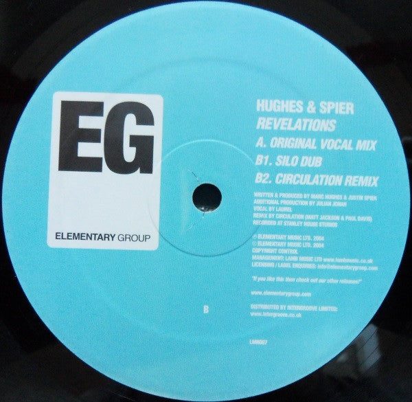 Hughes & Spier : Revelations (12")