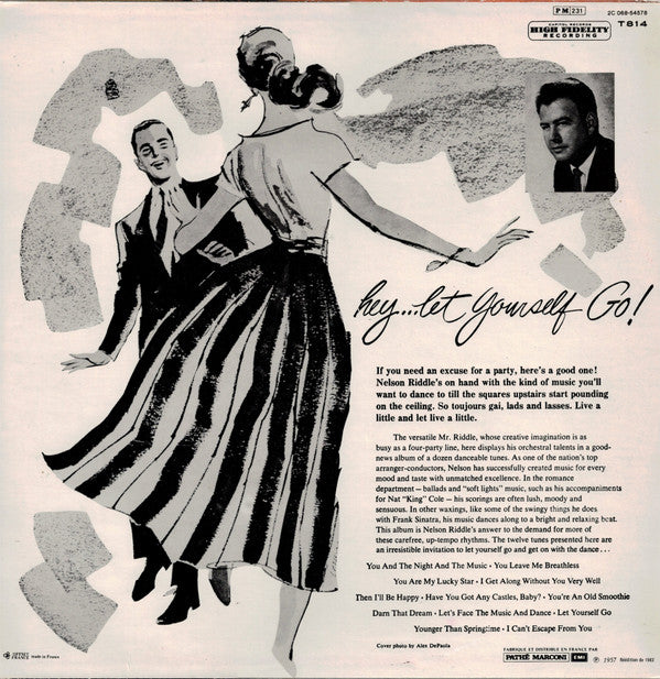 Nelson Riddle And His Orchestra : Hey...Let Yourself Go! (LP, RE)