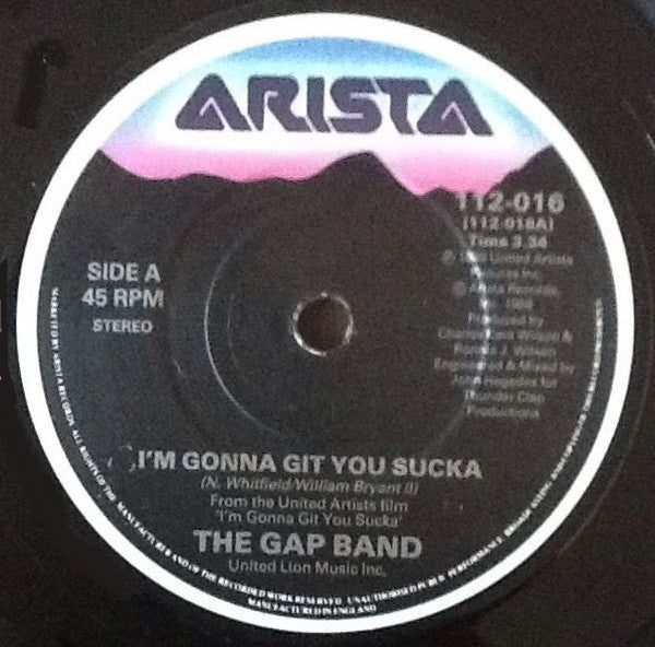 The Gap Band : I'm Gonna Git You Sucka (7", Single)