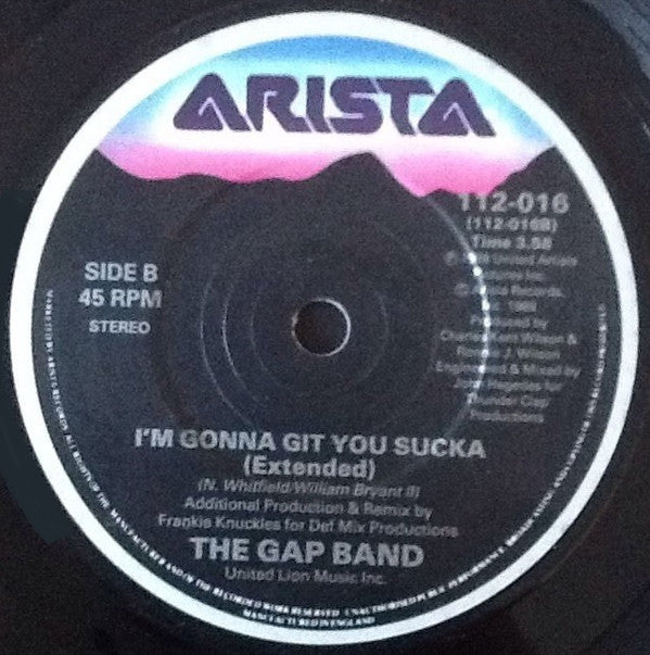 The Gap Band : I'm Gonna Git You Sucka (7", Single)