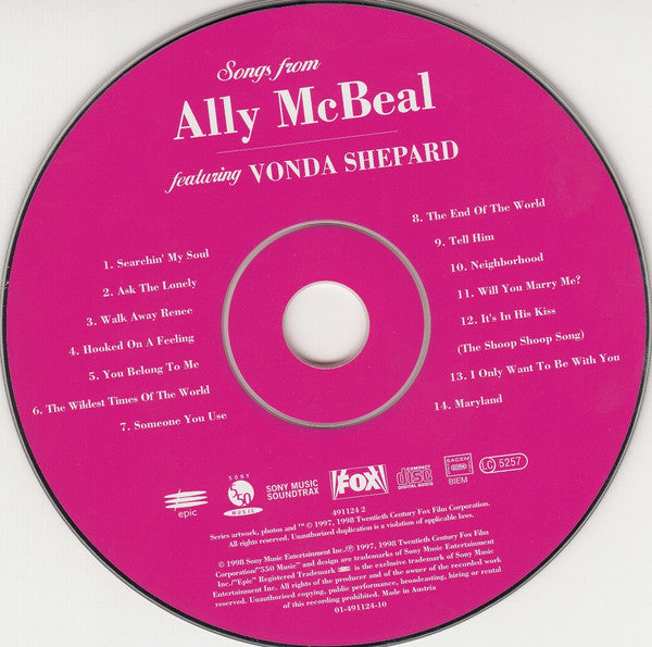 Vonda Shepard : Songs From Ally McBeal (CD, Album)