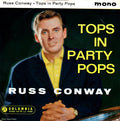 Russ Conway : Tops In Party Pops (7", EP, Mono)