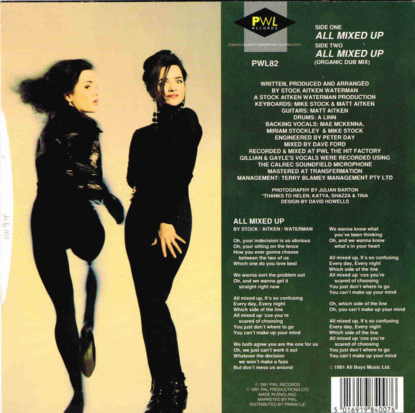 The Twins (8) : All Mixed Up (7", Single)
