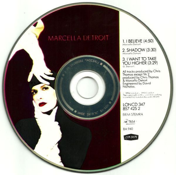 Marcella Detroit : I Believe (CD, Single)