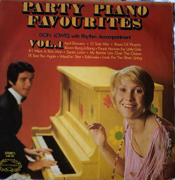 Don Lowes : Party Piano Favourites Vol. 1 (LP, Album)