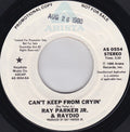 Raydio : Can't Keep From Cryin'  (7", Mono, Promo, Styrene, Ter)