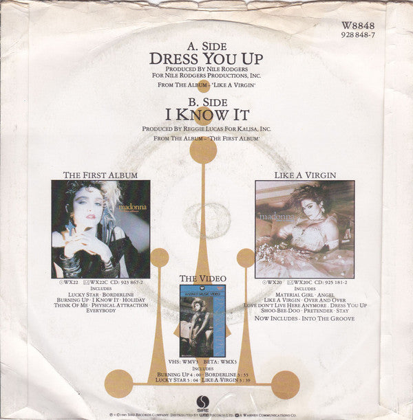 Madonna : Dress You Up (7", Sil)