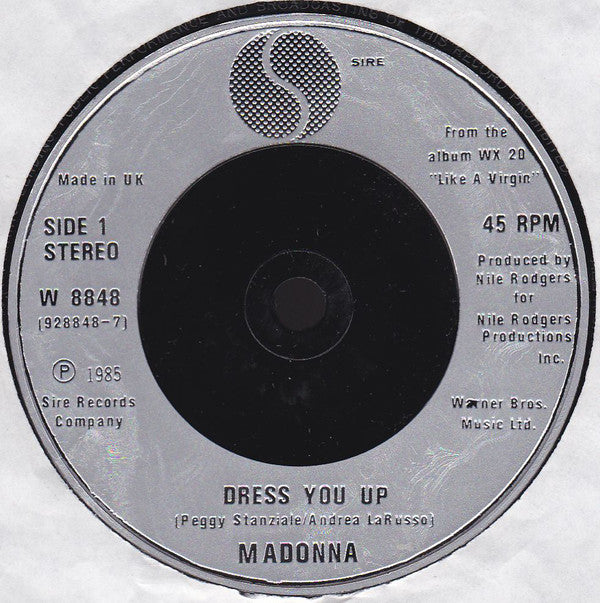 Madonna : Dress You Up (7", Sil)