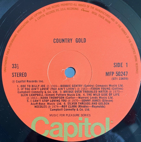 Various : Country Gold (LP, Comp)