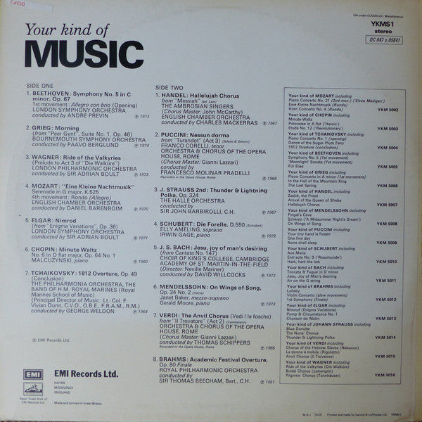 Various : Your Kind Of Music (LP, Comp)